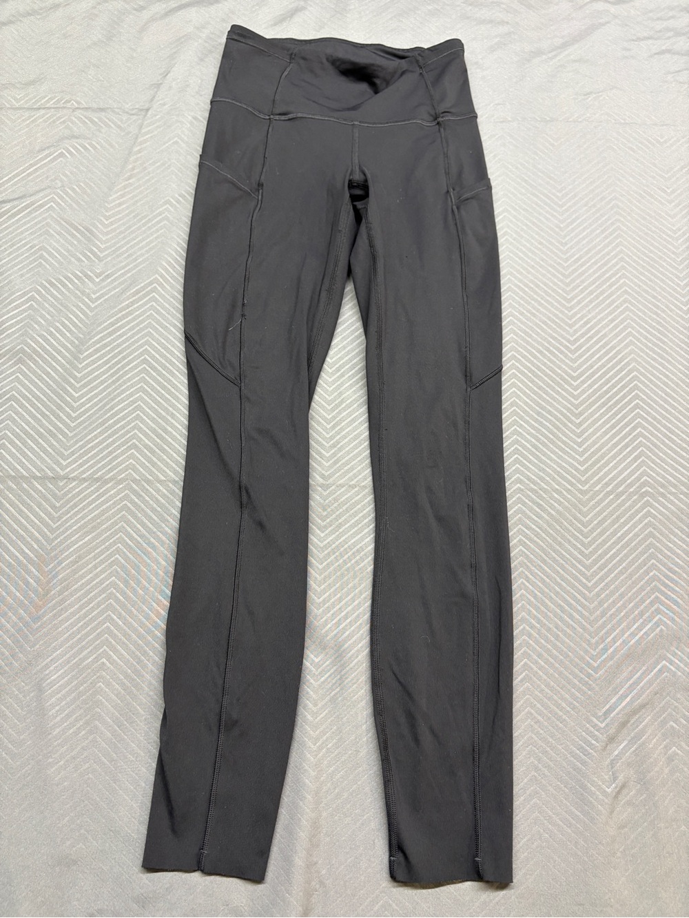 Lululemon Fast & Free 7/8 Tight II *Non-Reflective Nulux 25" Black Size 2